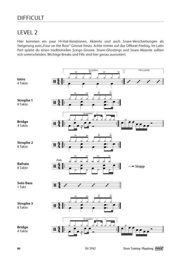 Bild: 9783866263284 | Drum Training Playalong + MP3-CD | Patrick Metzger | Buch | 108 S.
