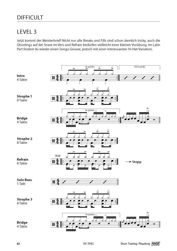 Bild: 9783866263284 | Drum Training Playalong + MP3-CD | Patrick Metzger | Buch | 108 S.