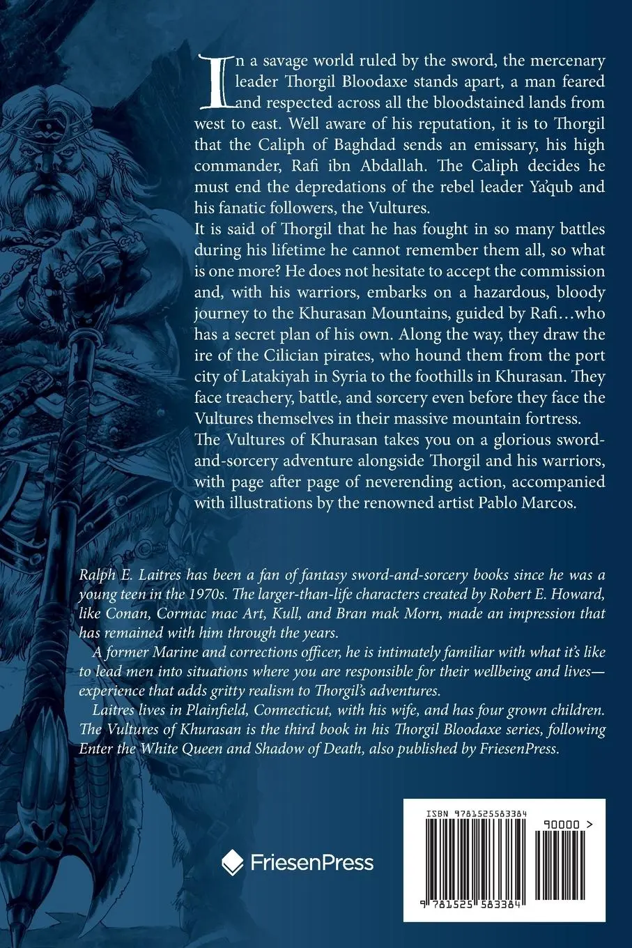 Rückseite: 9781525583384 | Thorgil Bloodaxe | The Vultures of Khurasan | Ralph E. Laitres | Buch