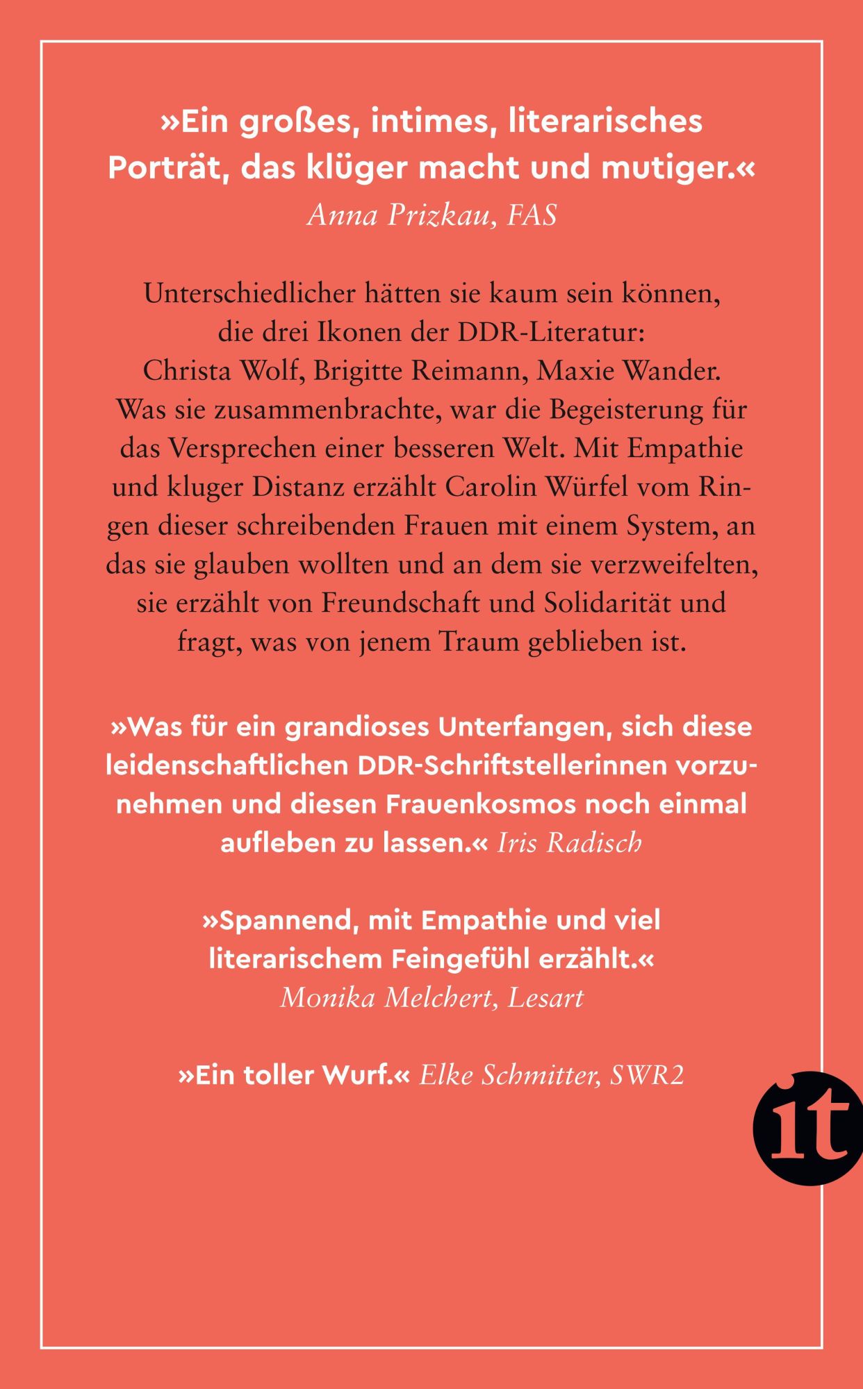 Rückseite: 9783458683384 | Drei Frauen träumten vom Sozialismus | Carolin Würfel | Taschenbuch
