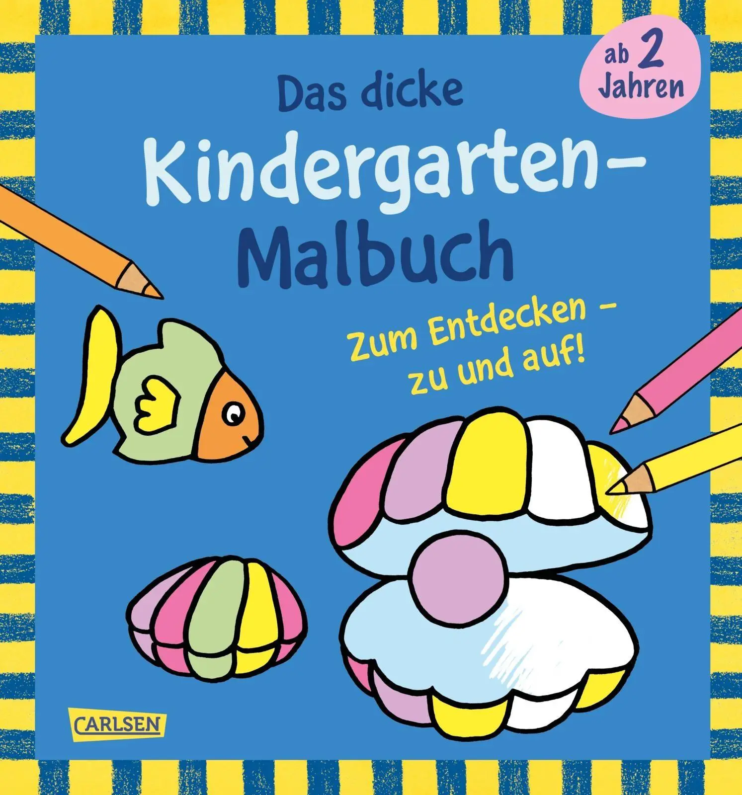 Cover: 9783551193384 | Ausmalbilder für Kita-Kinder: Das dicke Kindergarten Malbuch zum...