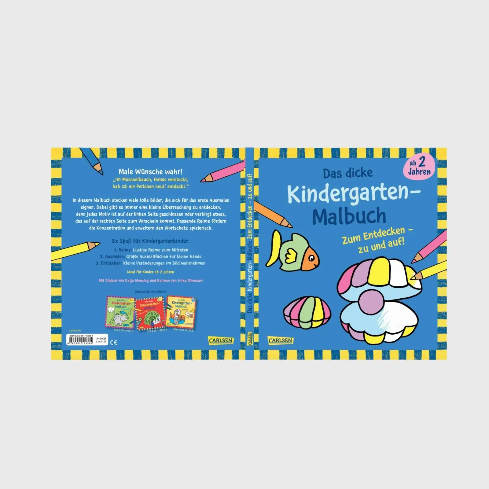 Bild: 9783551193384 | Ausmalbilder für Kita-Kinder: Das dicke Kindergarten Malbuch zum...