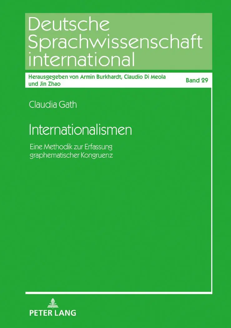 Cover: 9783631763384 | Internationalismen | Claudia Gath | Buch | Gebunden | Deutsch | 2019
