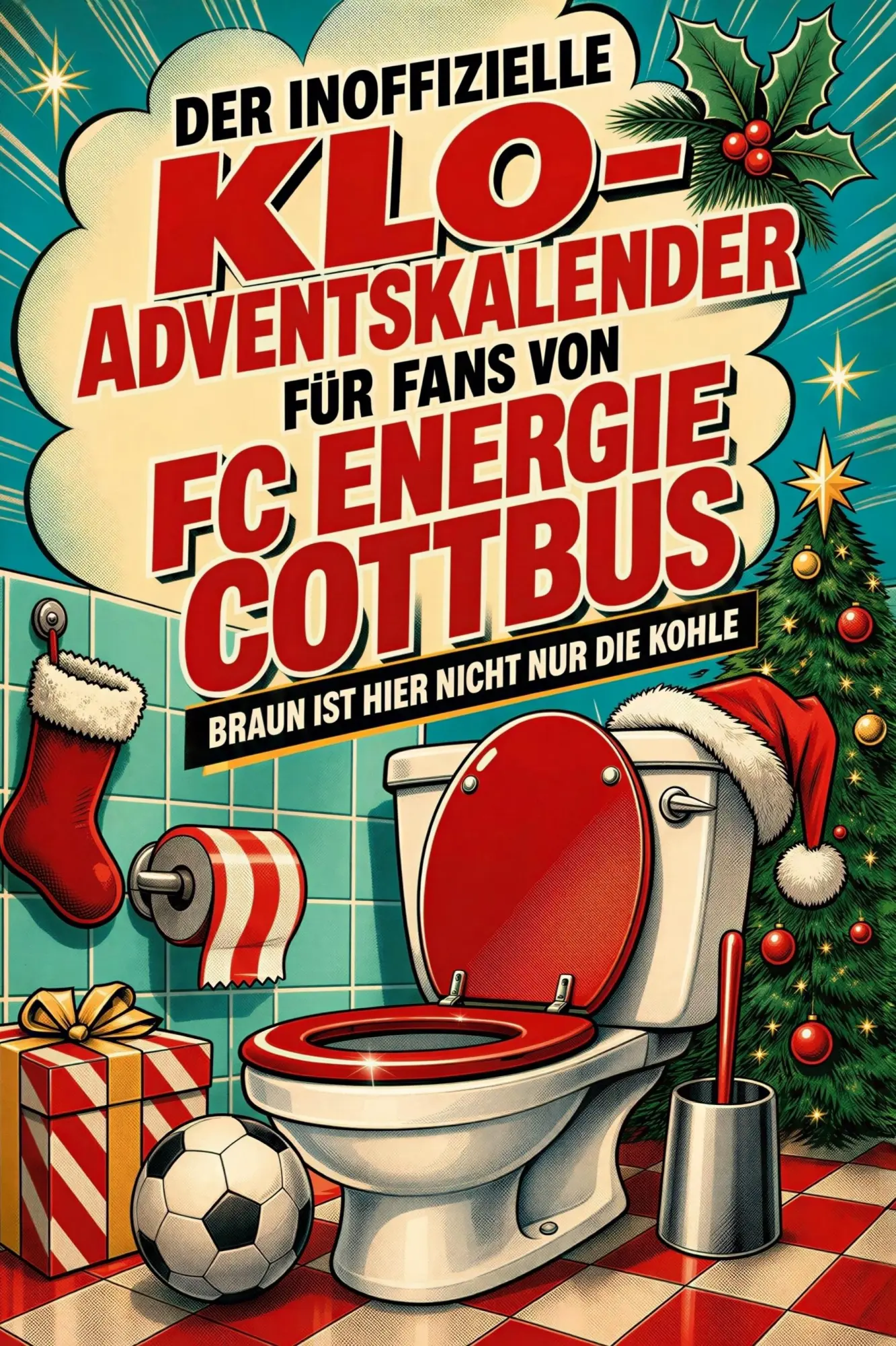 Cover: 9783696113384 | Der inoffizielle Klo-Adventskalender für Fans von FC Energie Cottbus