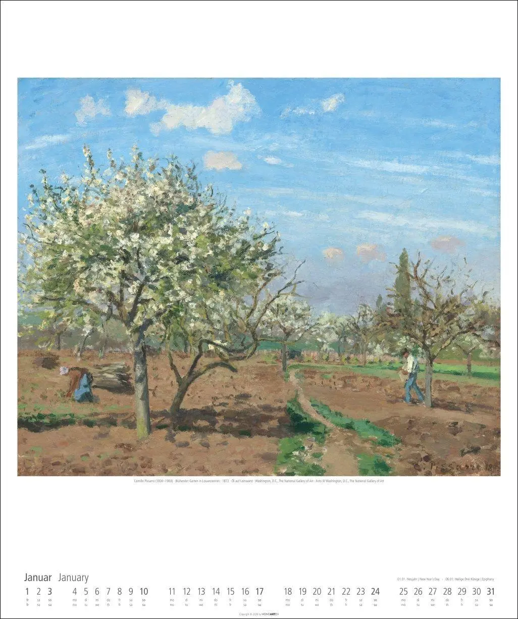 Bild: 9783839903384 | Impressionismus Kalender 2027 | Degas | Kalender | Spiralbindung