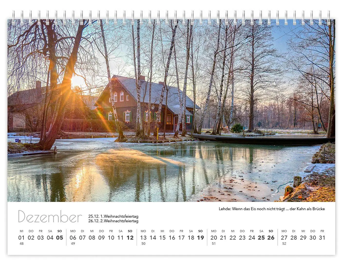 Bild: 9783912303384 | Kalender Spreewald kompakt - Peter Becker 2027 | K4 Verlag (u. a.)