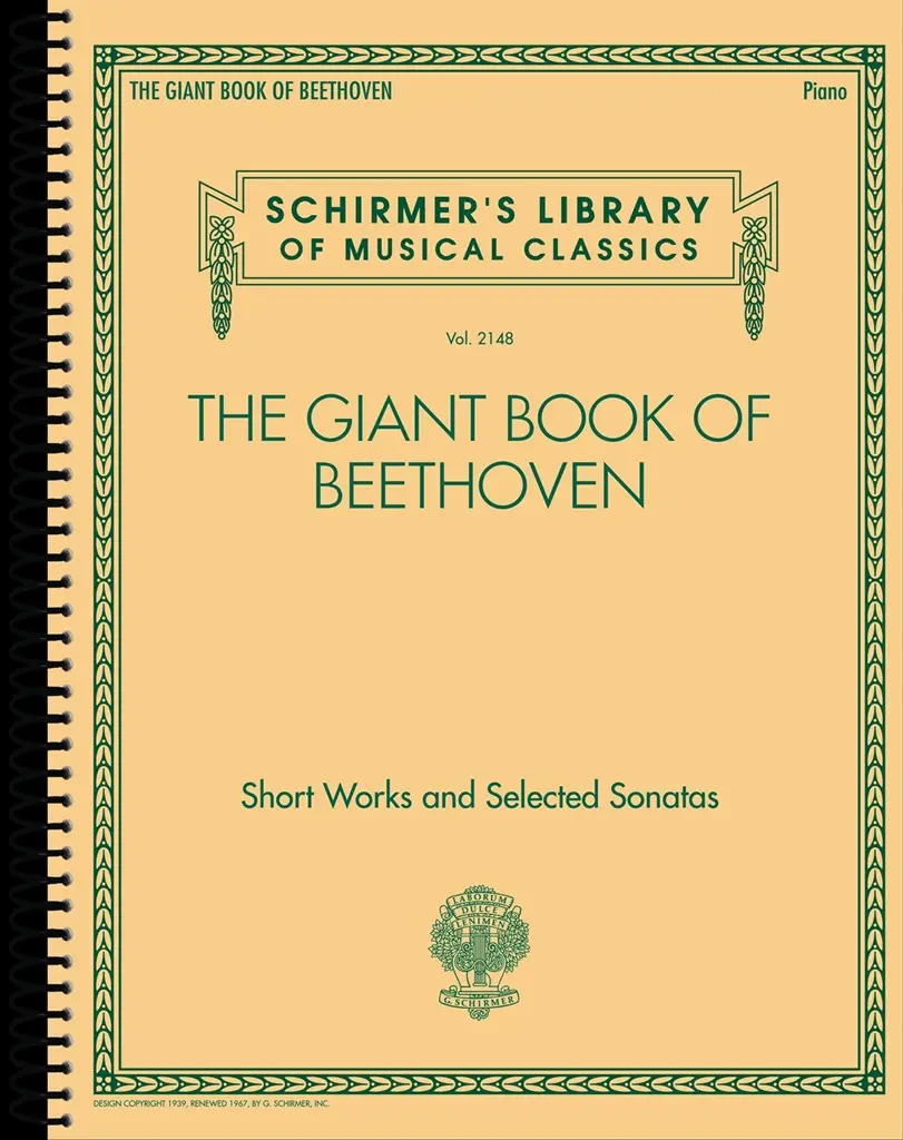 Cover: 840126913484 | The Giant Book of Beethoven | Short Works and Selected Sonatas | Piano
