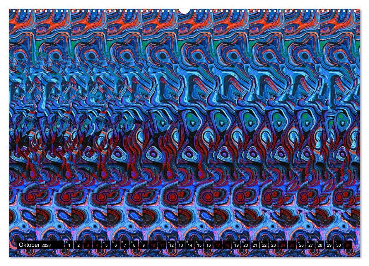 Bild: 9783457443484 | Magische Bilder - 3D Illusionen (hochwertiger Premium Wandkalender...