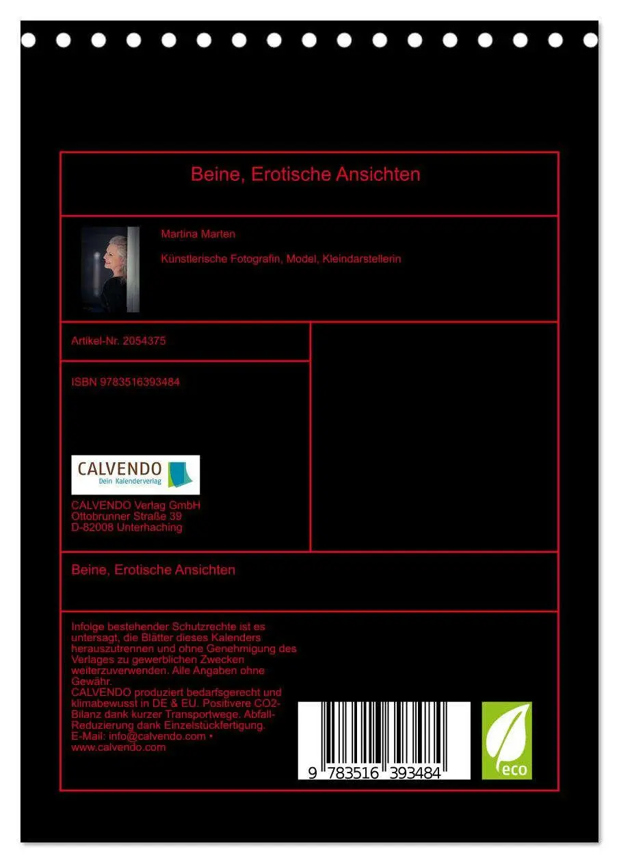 Bild: 9783516393484 | Beine, Erotische Ansichten (Tischkalender 2026 DIN A5 hoch),...