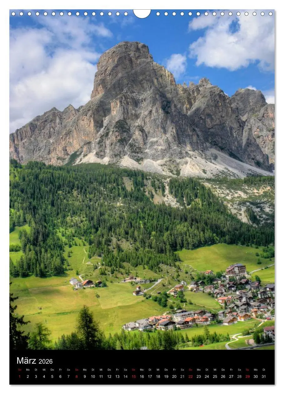 Bild: 9783516463484 | Dolomiten - Eine Gipfelparade (Wandkalender 2026 DIN A3 hoch),...