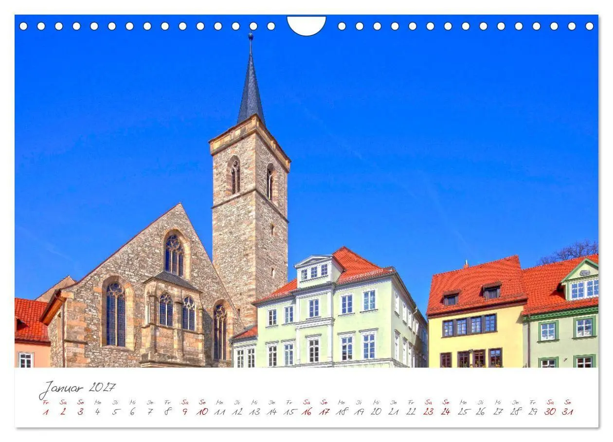 Bild: 9783569623484 | Erfurt - Die Landeshauptstadt mit Geschichte (Wandkalender 2027 DIN...