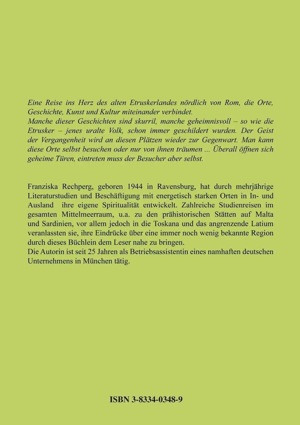 Rückseite: 9783833403484 | Magisches Etrurien | Liebeserklärung an ein unbekanntes Italien | Buch