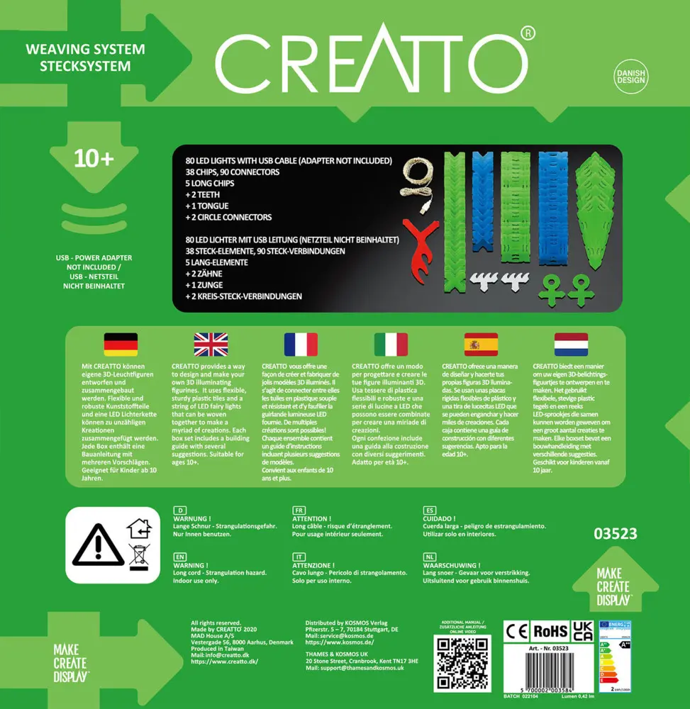 Cover: 5700002003584 | Creatto Drache | Spiel | Deutsch | 2020 | Kosmos Spiele