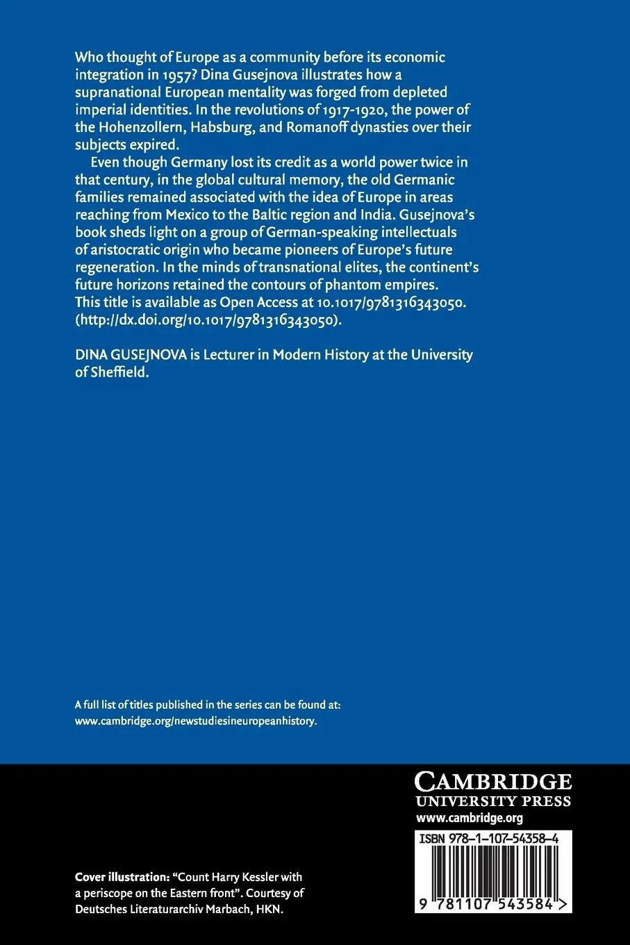 Rückseite: 9781107543584 | European Elites and Ideas of Empire, 1917-1957 | Dina Gusejnova | Buch