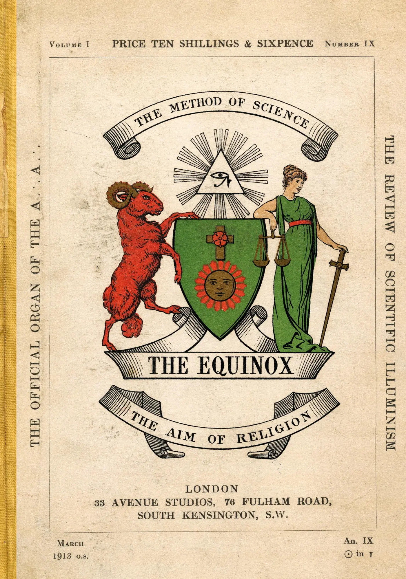 Cover: 9781644673584 | The Equinox | Keep Silence Edition, Vol. 1, No. 9 | Aleister Crowley