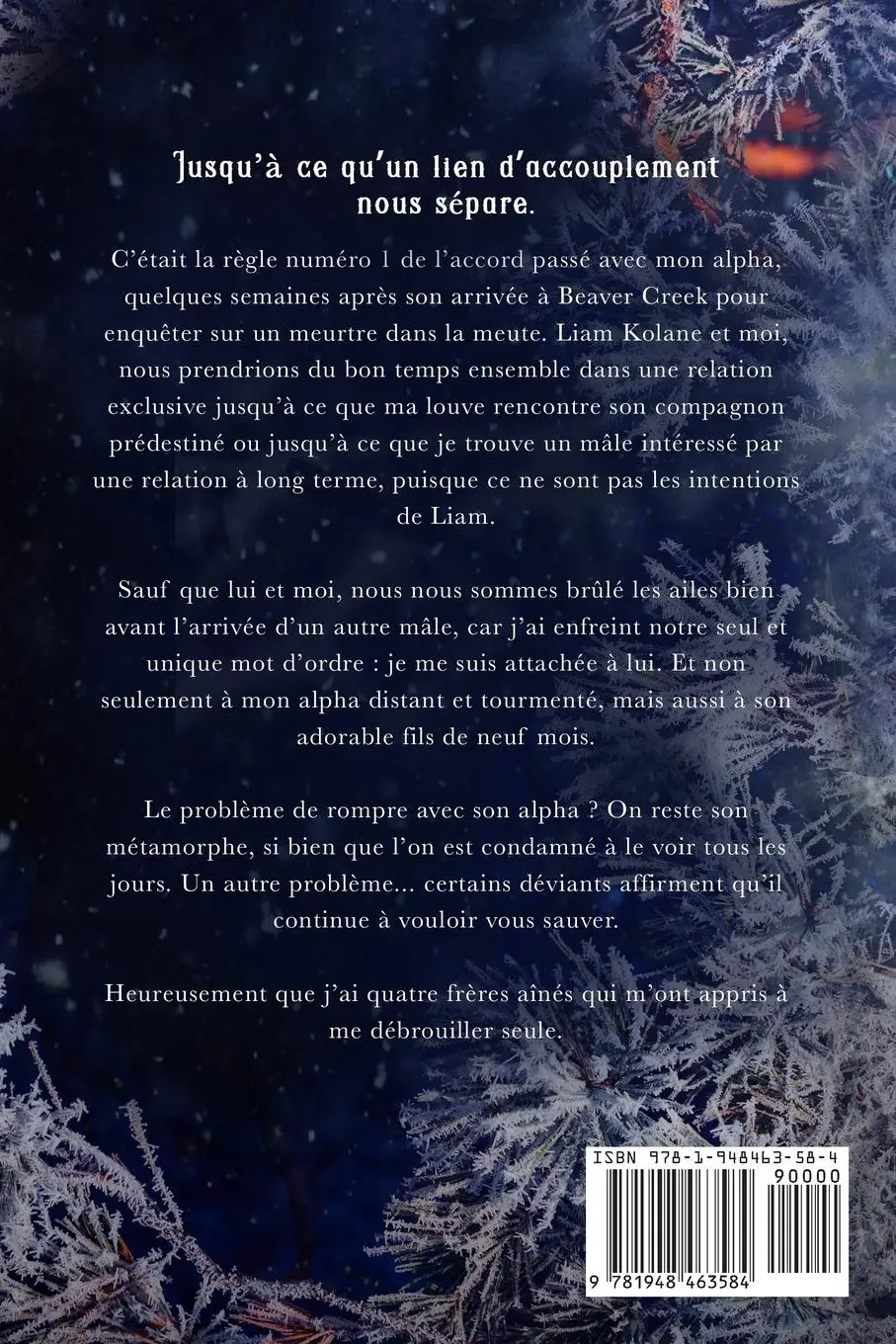 Rückseite: 9781948463584 | Une Meute d'Orages et d'Étoiles | Olivia Wildenstein | Taschenbuch