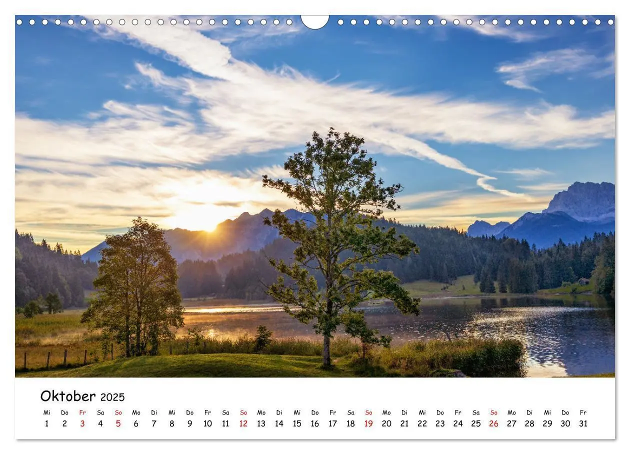 Bild: 9783435033584 | Malerische Seen im bayerischen Voralpenland (Wandkalender 2025 DIN...