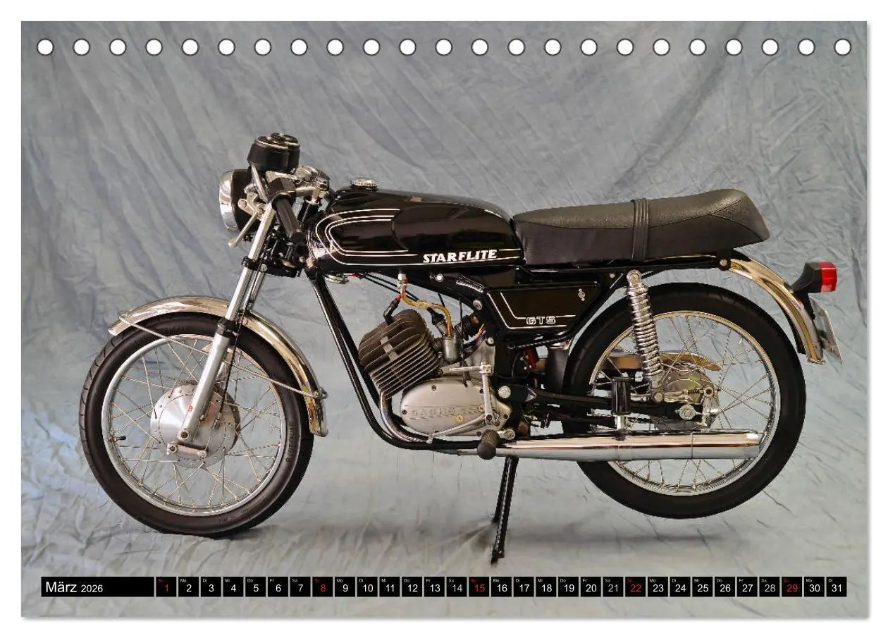 Bild: 9783457673584 | Starflite verkannte Moped Schönheiten (Tischkalender 2026 DIN A5...