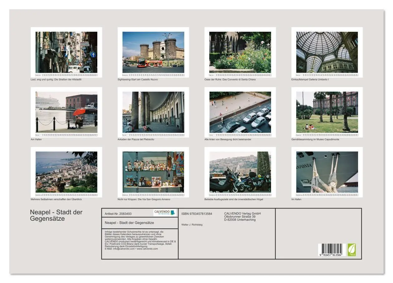 Bild: 9783457813584 | Neapel - Stadt der Gegensätze (Wandkalender 2026 DIN A2 quer),...