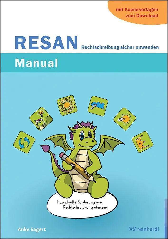 RESAN - Rechtschreibung sicher anwenden. Manual mit Spielvorlagen, Urkunden und weiteren Arbeitsblättern zum Download - Neuware