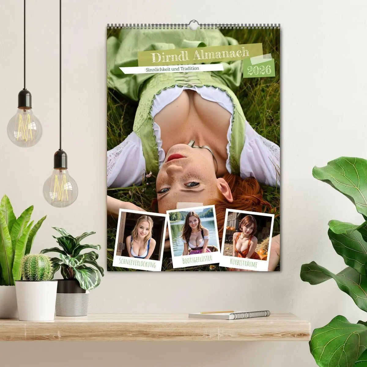 Bild: 9783516523584 | Dirndl Almanach (Wandkalender 2026 DIN A2 hoch), CALVENDO...
