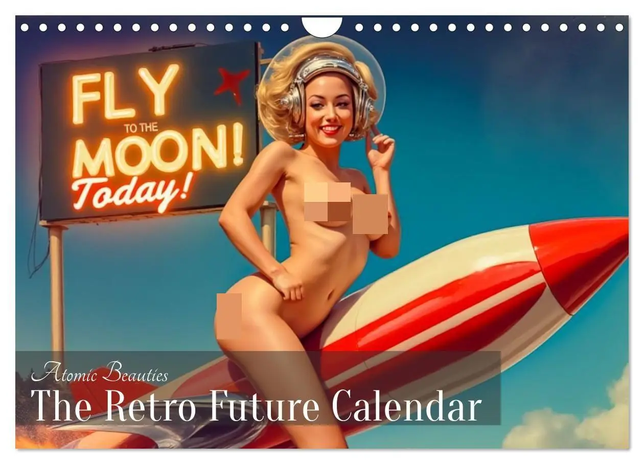 Cover: 9783516833584 | Atomic Beauties - The Retro Future Calendar (Wandkalender 2027 DIN...