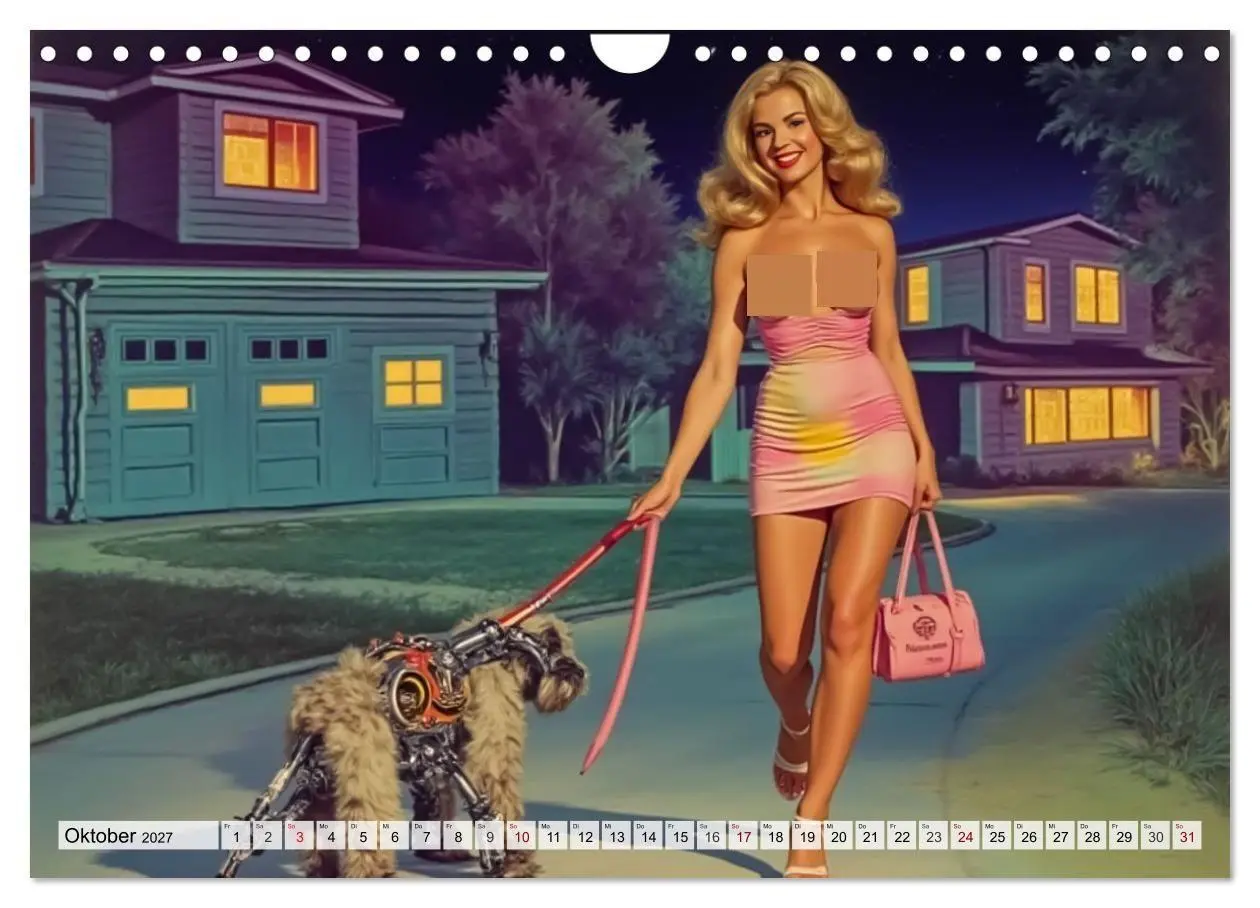 Bild: 9783516833584 | Atomic Beauties - The Retro Future Calendar (Wandkalender 2027 DIN...