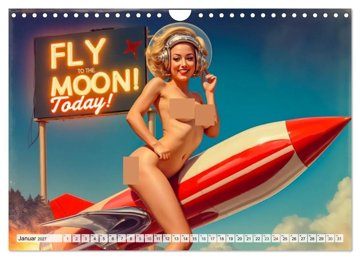 Bild: 9783516833584 | Atomic Beauties - The Retro Future Calendar (Wandkalender 2027 DIN...