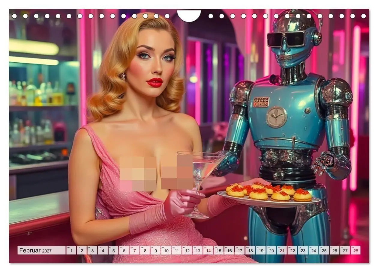 Bild: 9783516833584 | Atomic Beauties - The Retro Future Calendar (Wandkalender 2027 DIN...