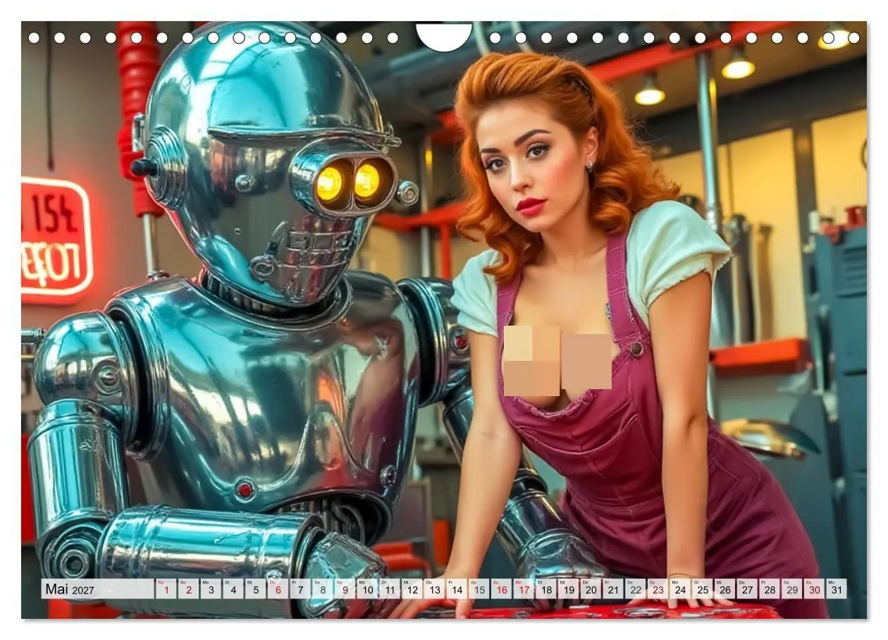 Bild: 9783516833584 | Atomic Beauties - The Retro Future Calendar (Wandkalender 2027 DIN...