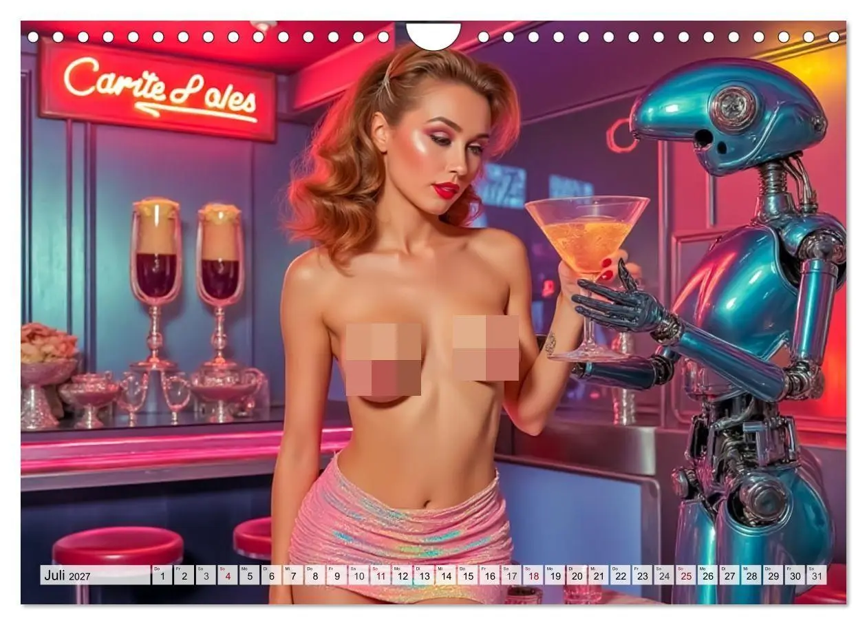 Bild: 9783516833584 | Atomic Beauties - The Retro Future Calendar (Wandkalender 2027 DIN...