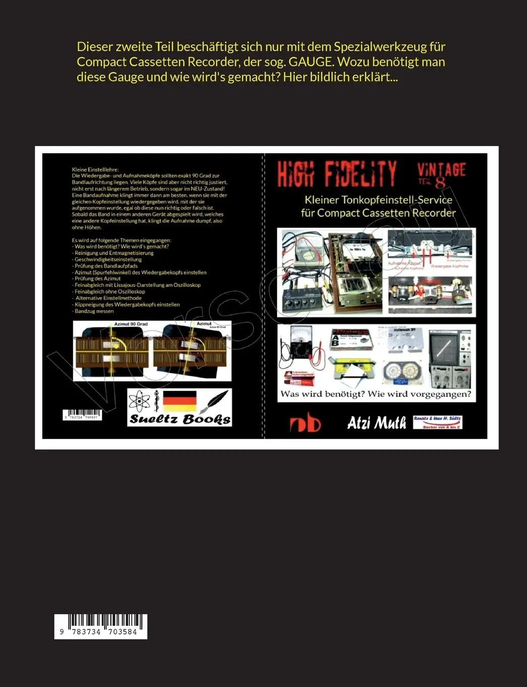 Rückseite: 9783734703584 | Kleiner Tonkopfeinstell-Service für Compact Cassetten Recorder -...