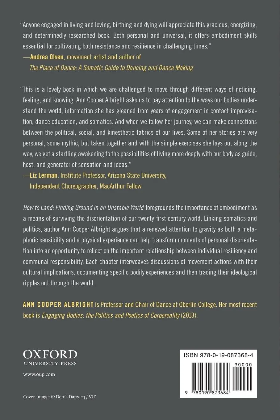 Rückseite: 9780190873684 | How to Land | Finding Ground in an Unstable World | Albright | Buch