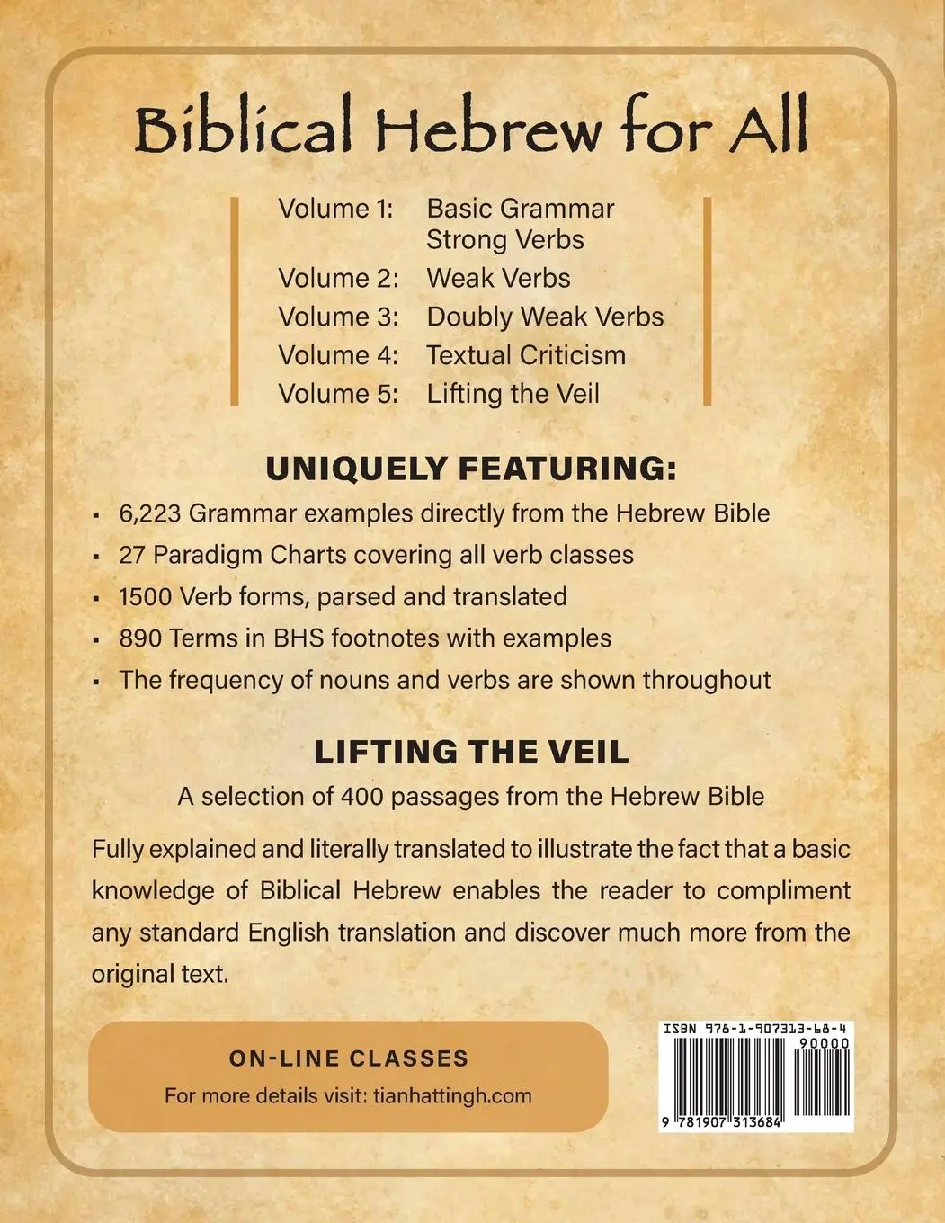 Rückseite: 9781907313684 | Biblical Hebrew for All | Volume 4 (Advanced) - Second Edition | Buch