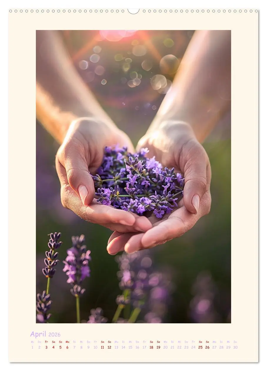Bild: 9783457283684 | Lavendel (hochwertiger Premium Wandkalender 2026 DIN A2 hoch),...