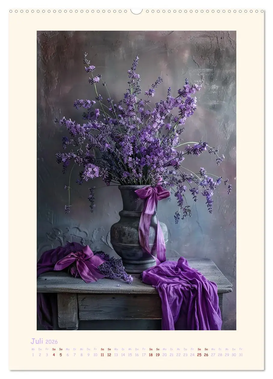 Bild: 9783457283684 | Lavendel (hochwertiger Premium Wandkalender 2026 DIN A2 hoch),...