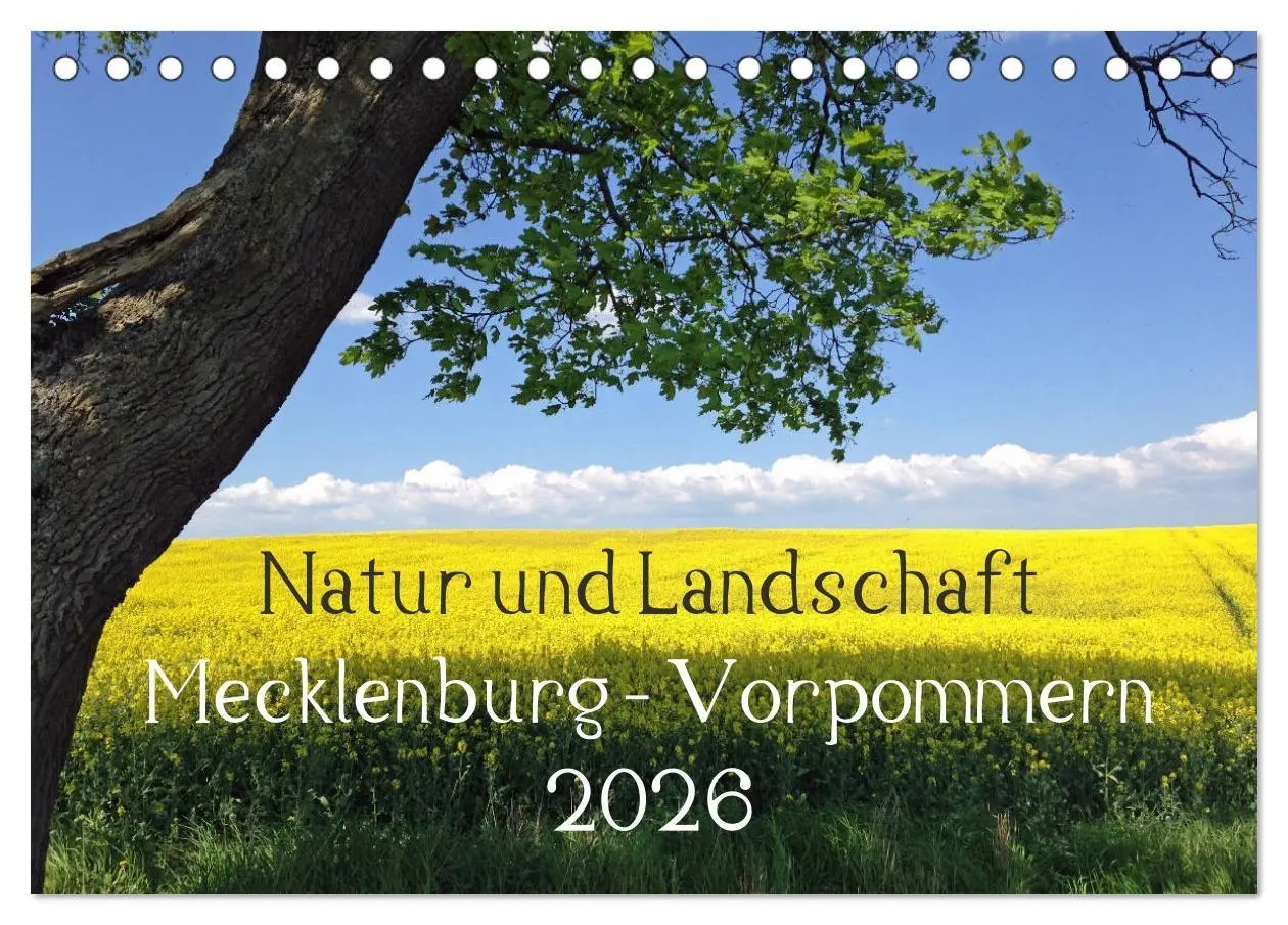 Cover: 9783457663684 | Natur und Landschaft Mecklenburg - Vorpommern 2026 (Tischkalender...