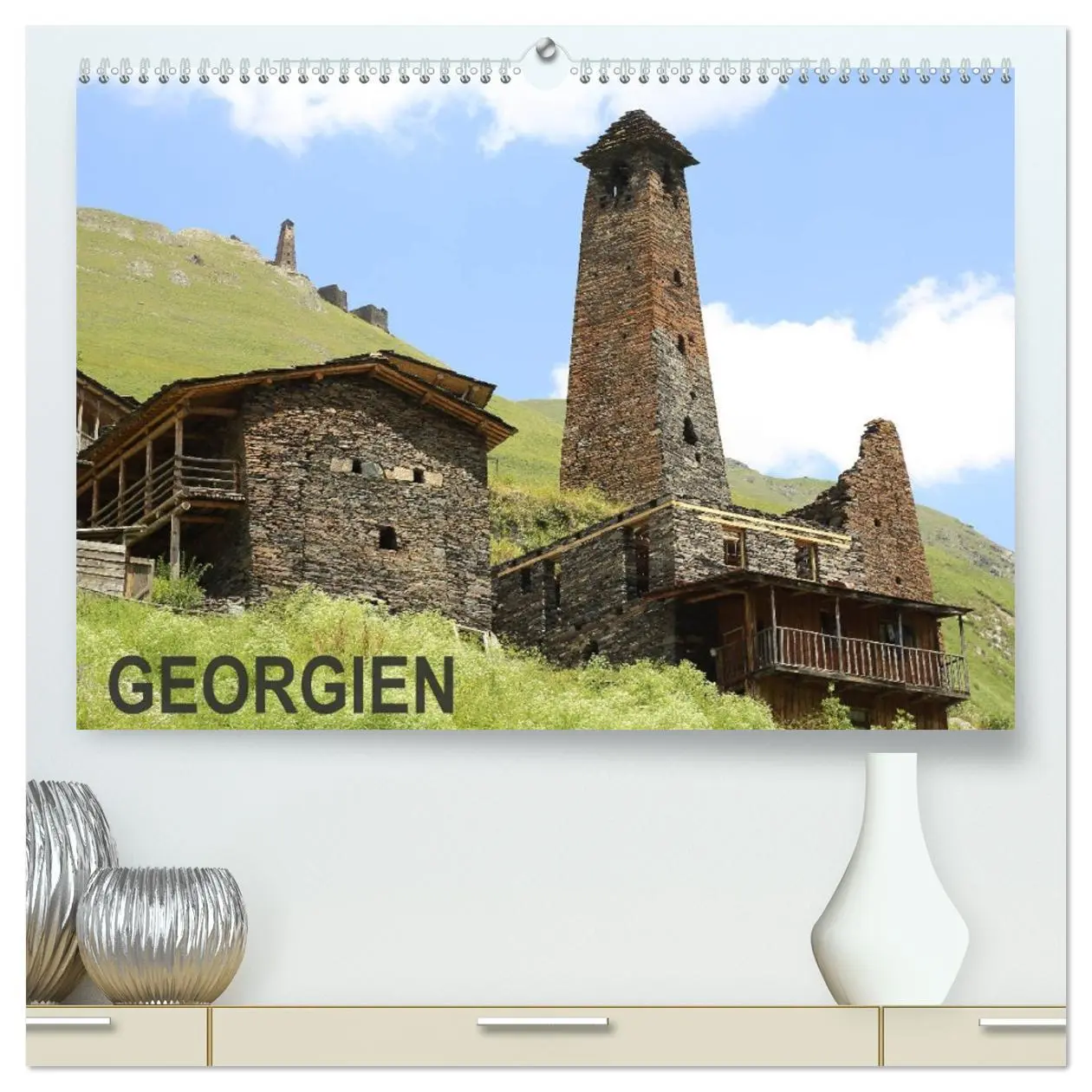 Cover: 9783457733684 | GEORGIEN (hochwertiger Premium Wandkalender 2026 DIN A2 quer),...
