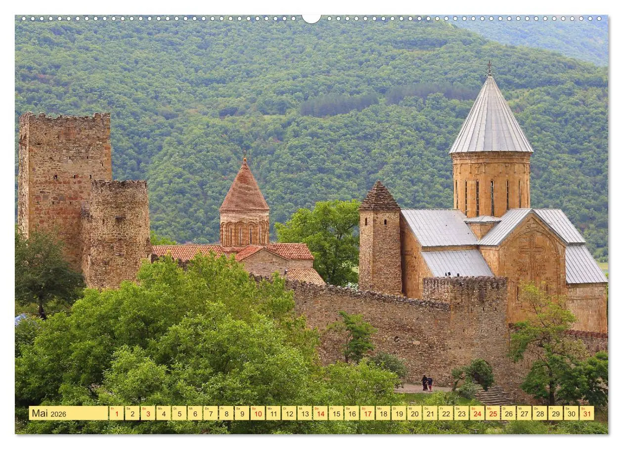 Bild: 9783457733684 | GEORGIEN (hochwertiger Premium Wandkalender 2026 DIN A2 quer),...