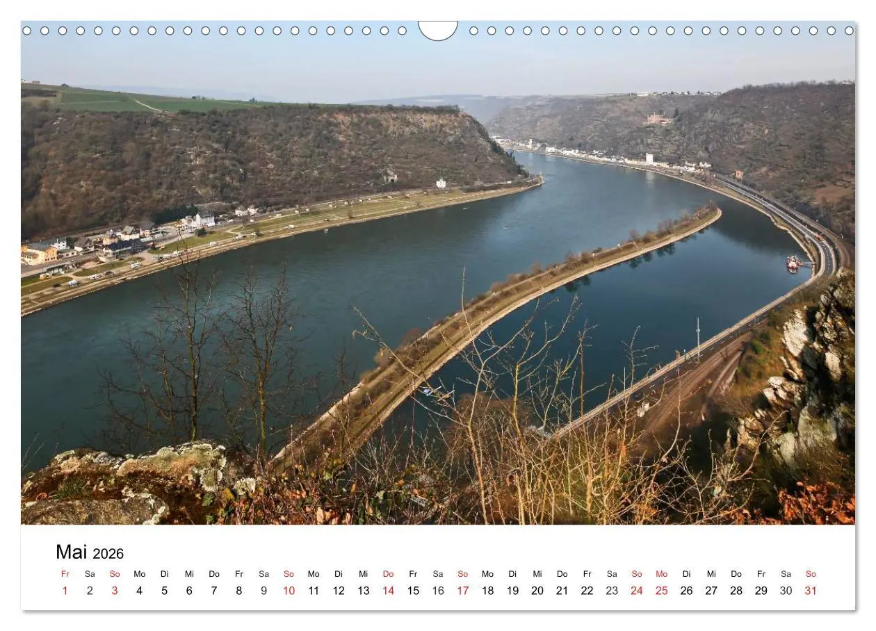 Bild: 9783516063684 | Rhein und Burgen (Wandkalender 2026 DIN A3 quer), CALVENDO...
