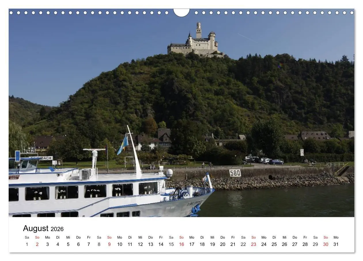 Bild: 9783516063684 | Rhein und Burgen (Wandkalender 2026 DIN A3 quer), CALVENDO...