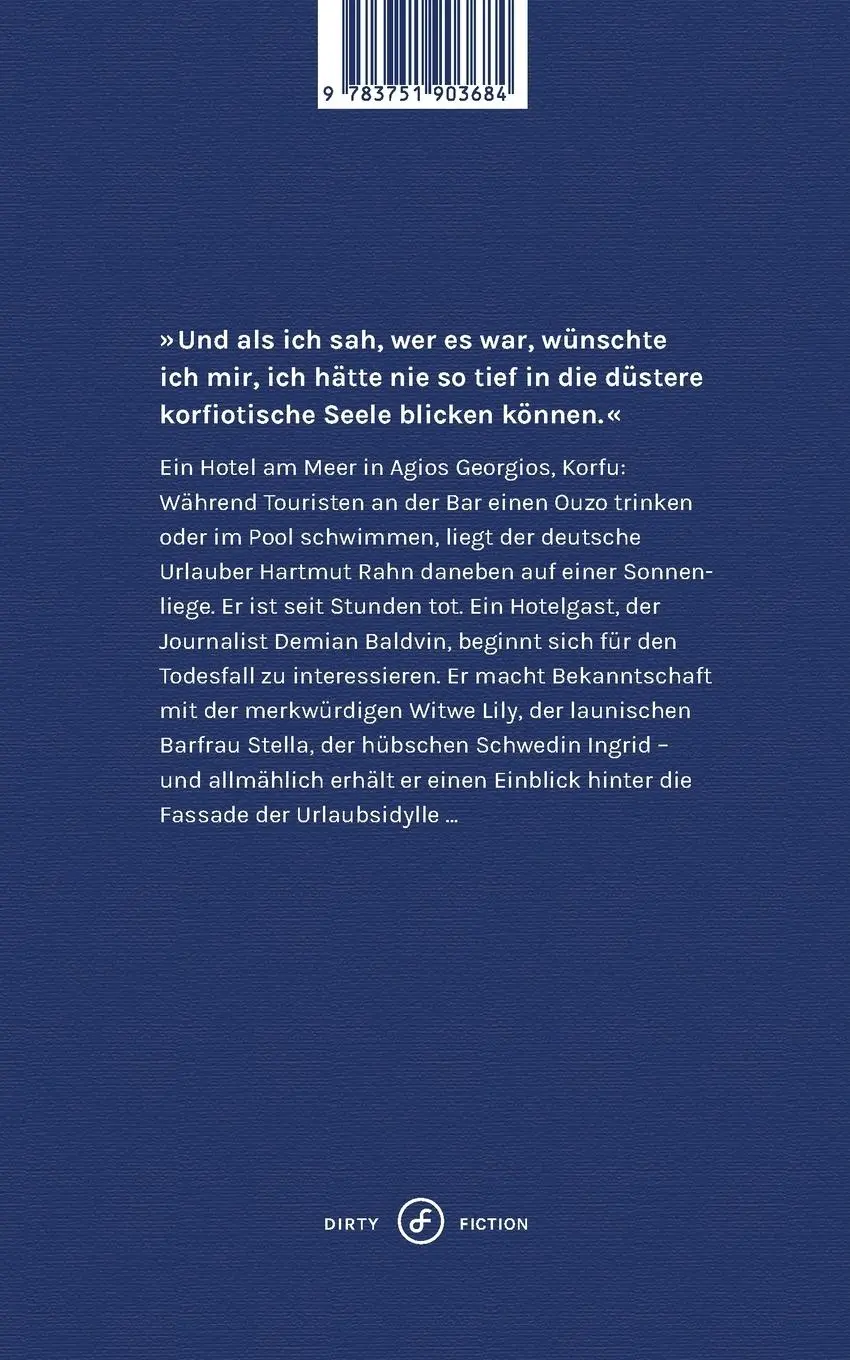 Rückseite: 9783751903684 | Ionische Nacht | Ein Korfu-Krimi | Demian Baldvin | Taschenbuch | 2020