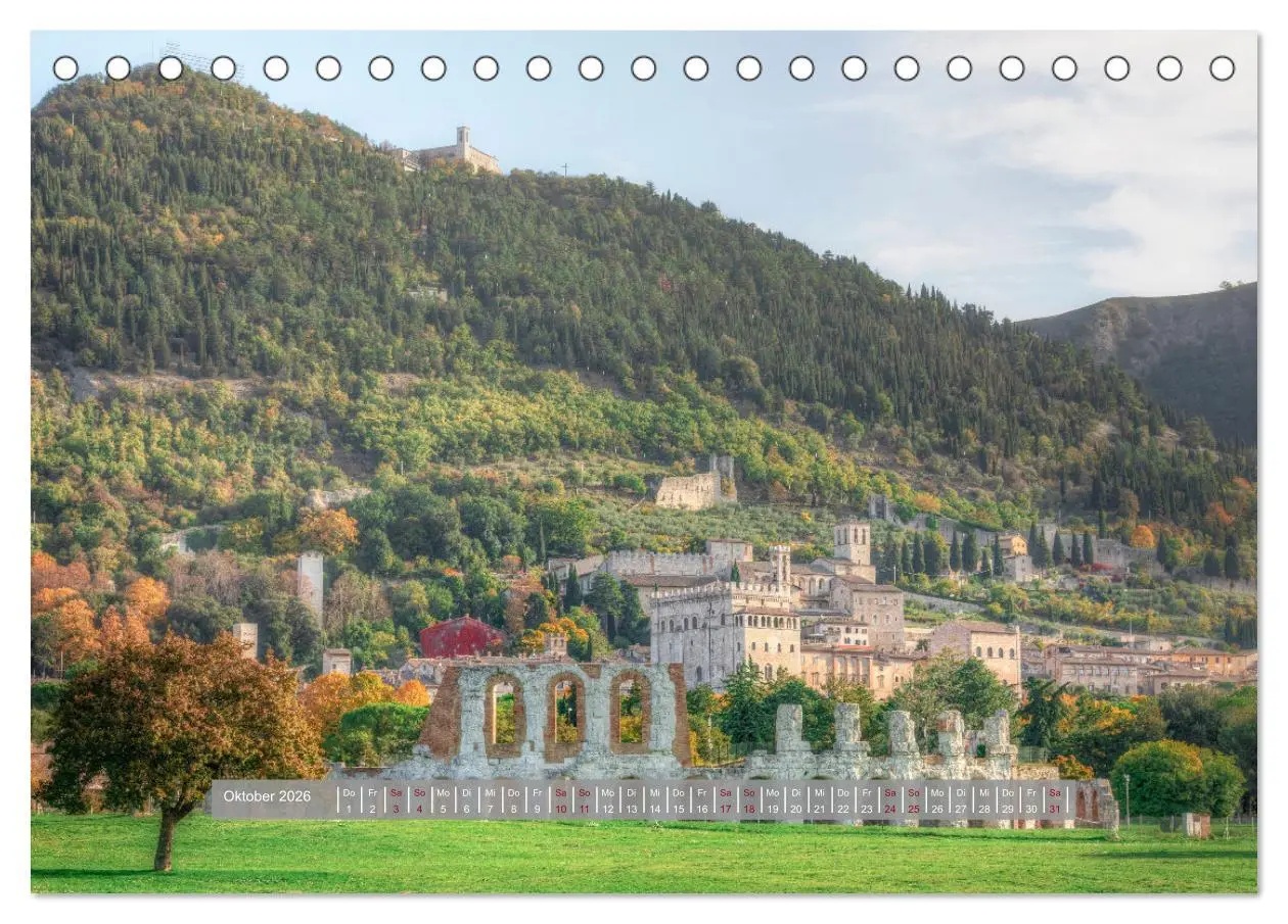 Bild: 9783457583784 | Umbrien - Das grüne Herz Italiens (Tischkalender 2026 DIN A5 quer),...