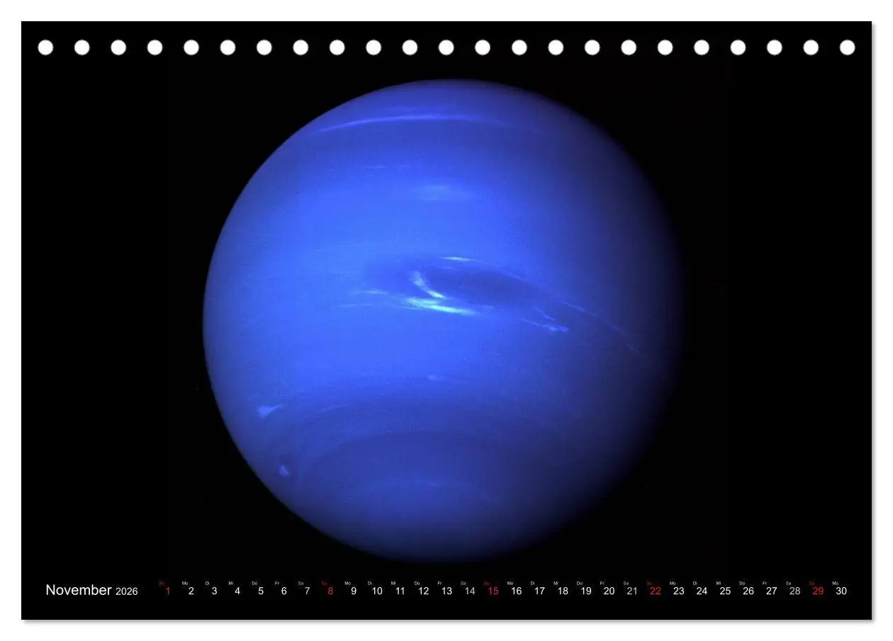 Bild: 9783516053784 | Sonne, Monde und Planeten (Tischkalender 2026 DIN A5 quer),...