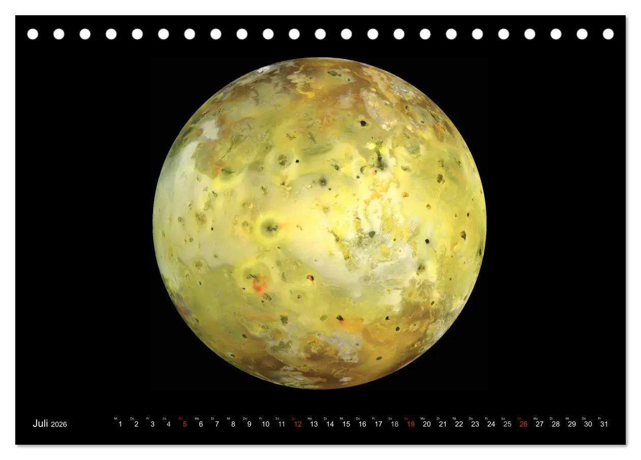 Bild: 9783516053784 | Sonne, Monde und Planeten (Tischkalender 2026 DIN A5 quer),...