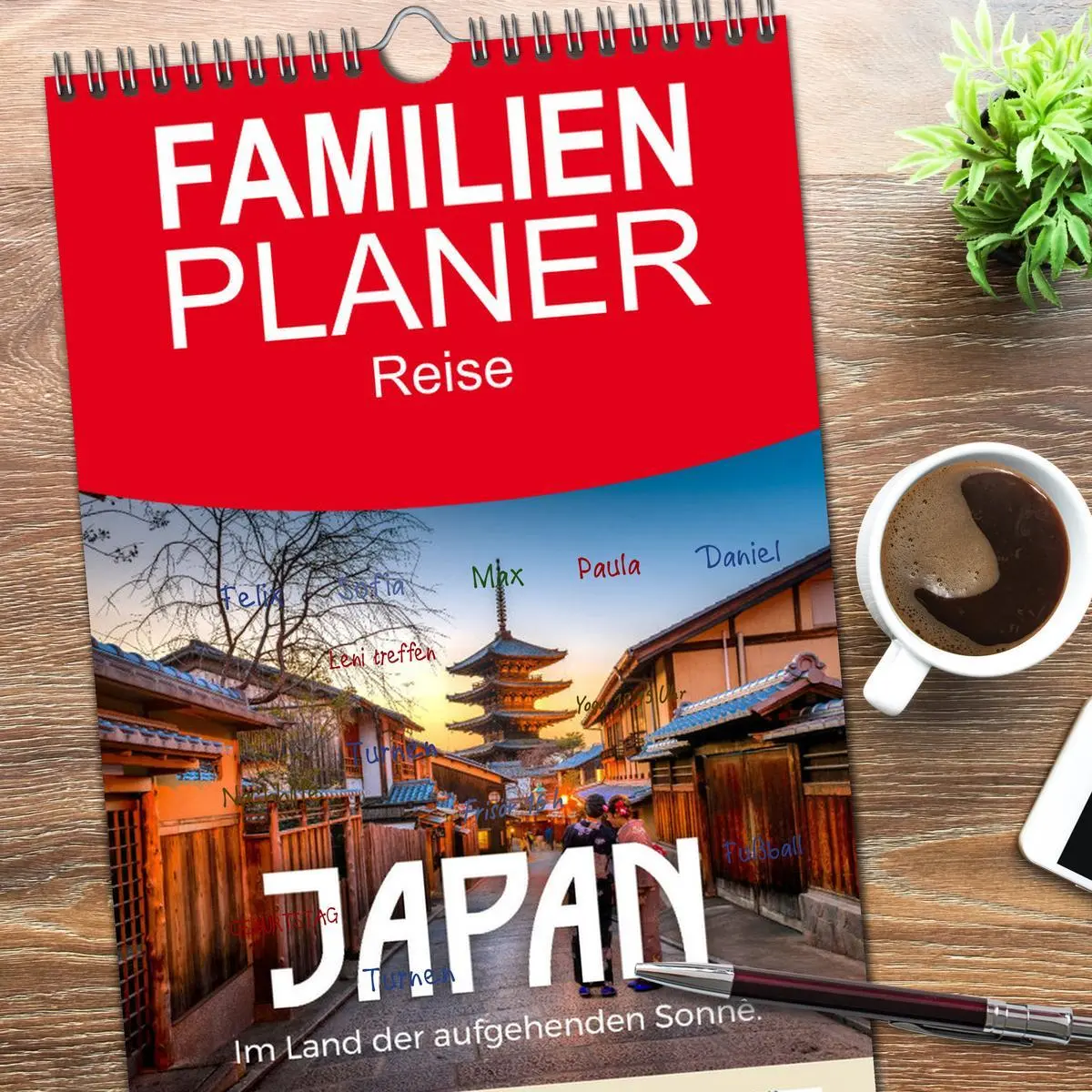 Bild: 9783516503784 | Familienplaner 2026 - Japan - Im Land der aufgehenden Sonne. mit 5...