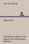 Cover: 9783847263784 | Aphorismen | Oscar Wilde | Buch | HC runder Rücken kaschiert | 84 S.