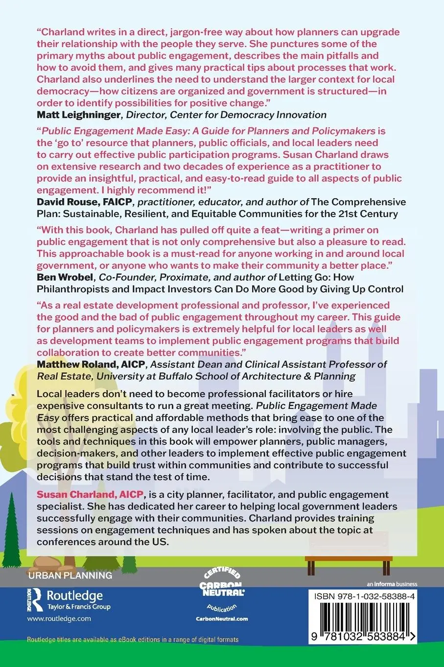 Rückseite: 9781032583884 | Public Engagement Made Easy | A Guide for Planners and Policymakers
