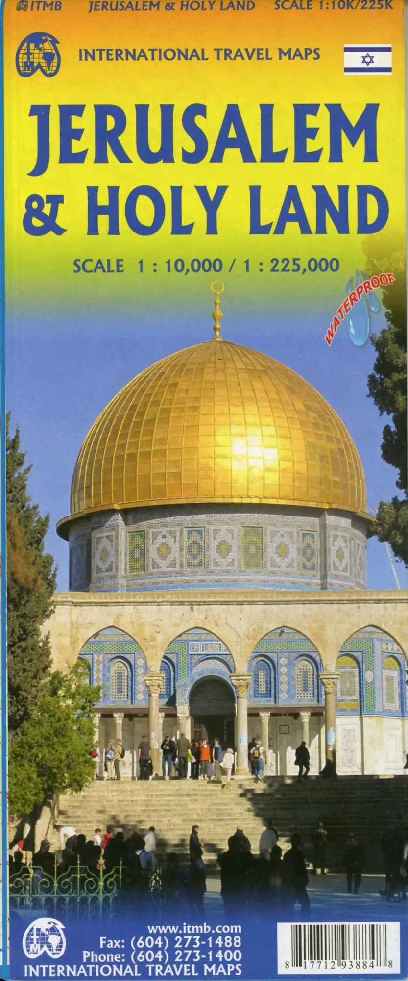 Cover: 9781771293884 | Jerusalem 1 : 10 000 &amp; Holy Land Map 1 : 225 000 | (Land-)Karte | 2019
