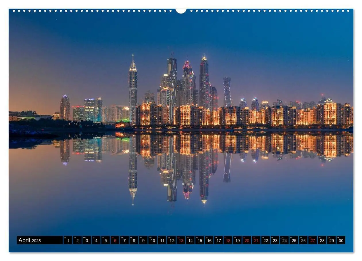 Bild: 9783435553884 | DUBAI - 2025 (Wandkalender 2025 DIN A2 quer), CALVENDO Monatskalender